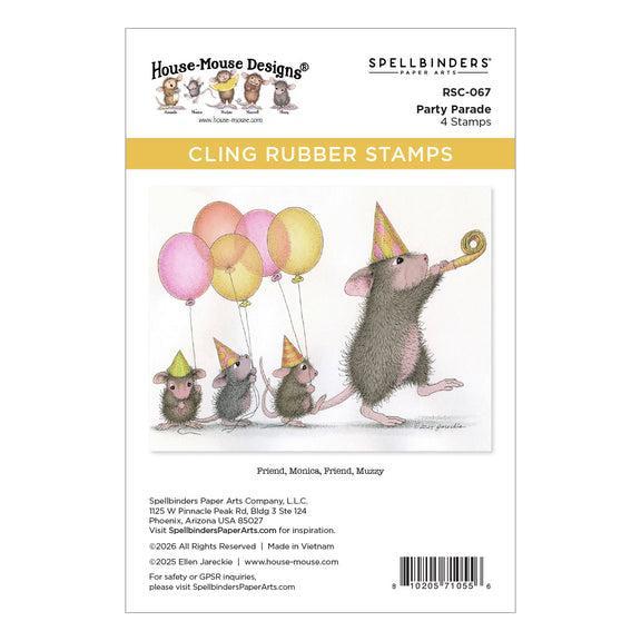 Spellbinders Cling Stamps - Party Parade
