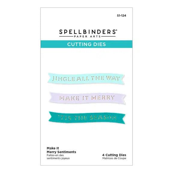 Spellbinders Dies - Make It Merry Sentiments