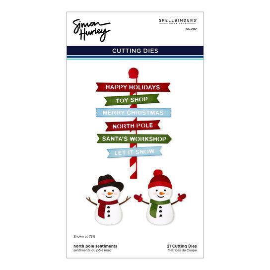 Spellbinders Dies - North Pole Sentiments