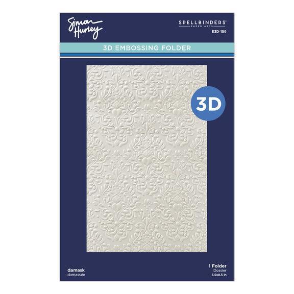 Spellbinders 3D Embossing Folder - Damask