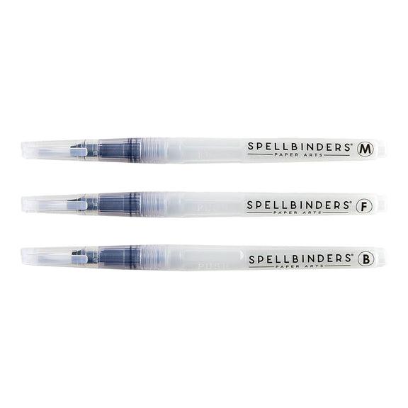 Spellbinders Water Brush Set - 3 Pack