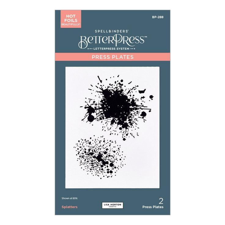 Spellbinders Press Plates - Splatters