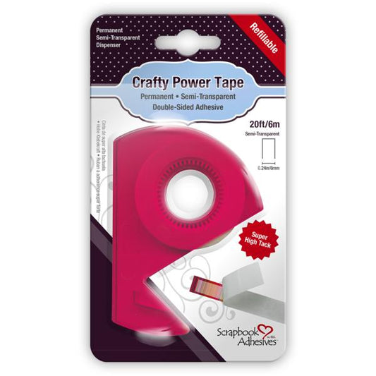 Scrapbook Adhesives Crafty Power Tape - Dispenser, 20'