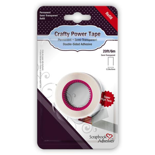 Scrapbook Adhesives Crafty Power Tape - Refill, 20'