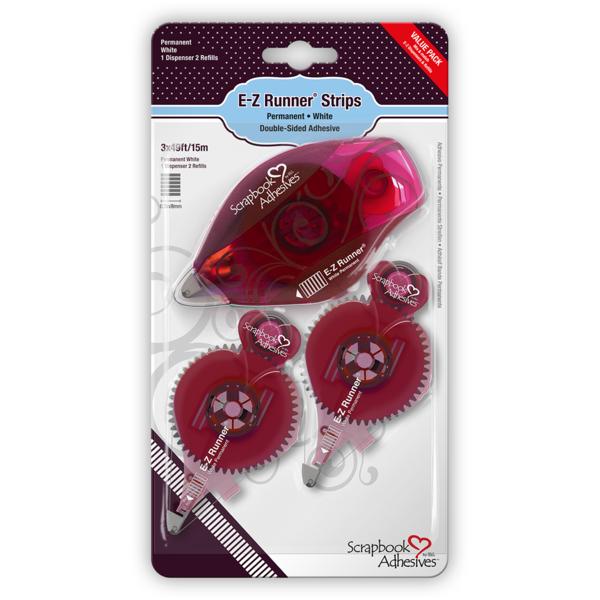 Scrapbook Adhesives E-Z Runner Dispenser with 2 Refills
