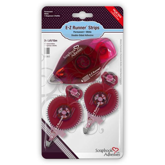 Scrapbook Adhesives E-Z Runner Dispenser with 2 Refills