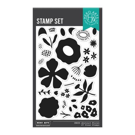 Hero Arts Clear Stamps - Abstract Floral