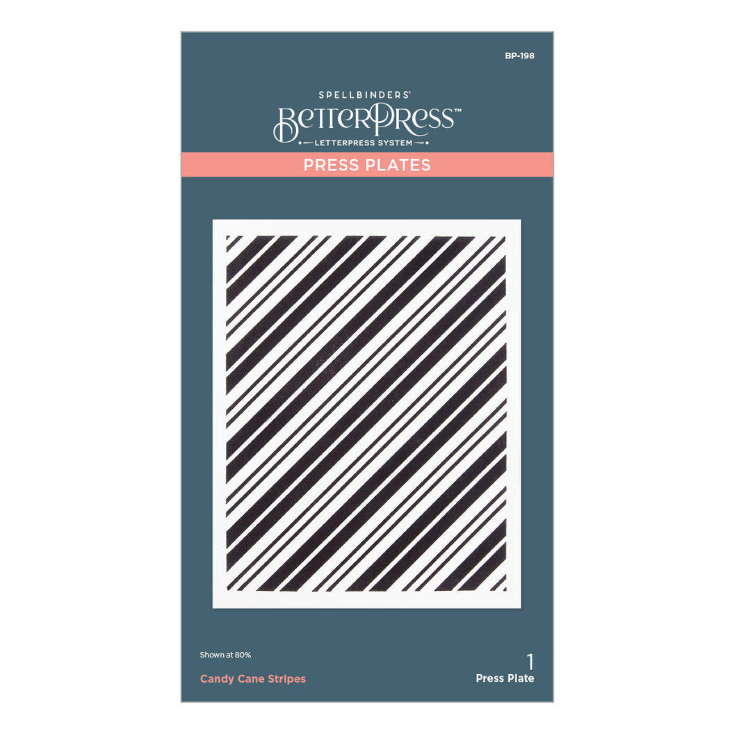 Spellbinders Press Plates - Candy Candy Stripes