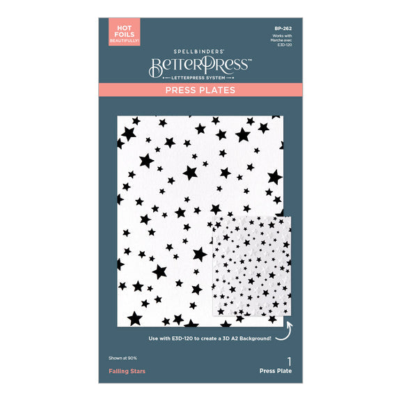 Spellbinders Press Plates - Falling Stars