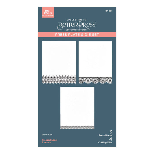 Spellbinders Press Plates & Dies - Pressed Lace Borders