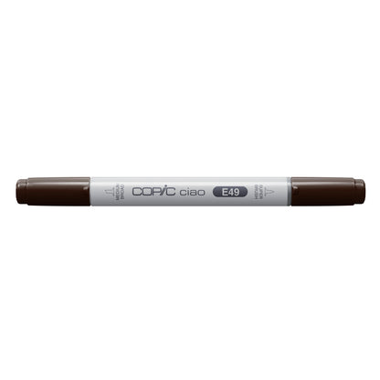 Copic Ciao Marker - Dark Bark - E49