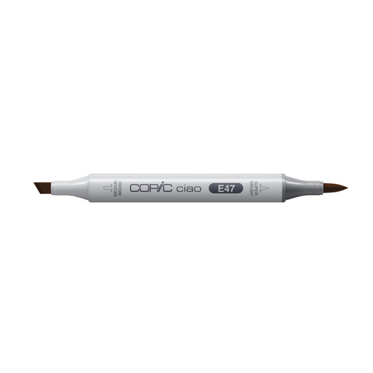 Copic Ciao Marker - Dark Brown - E47