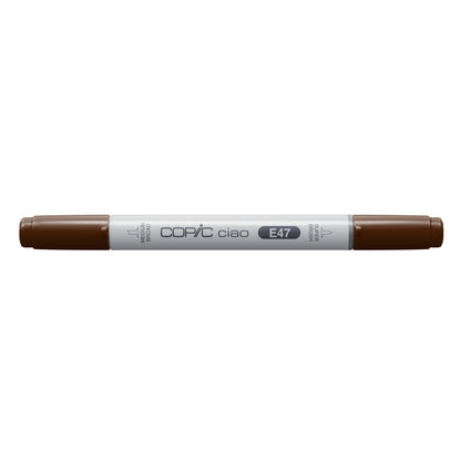 Copic Ciao Marker - Dark Brown - E47