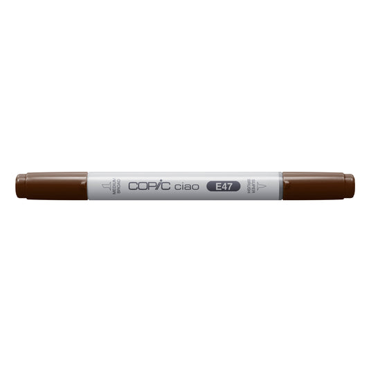 Copic Ciao Marker - Dark Brown - E47
