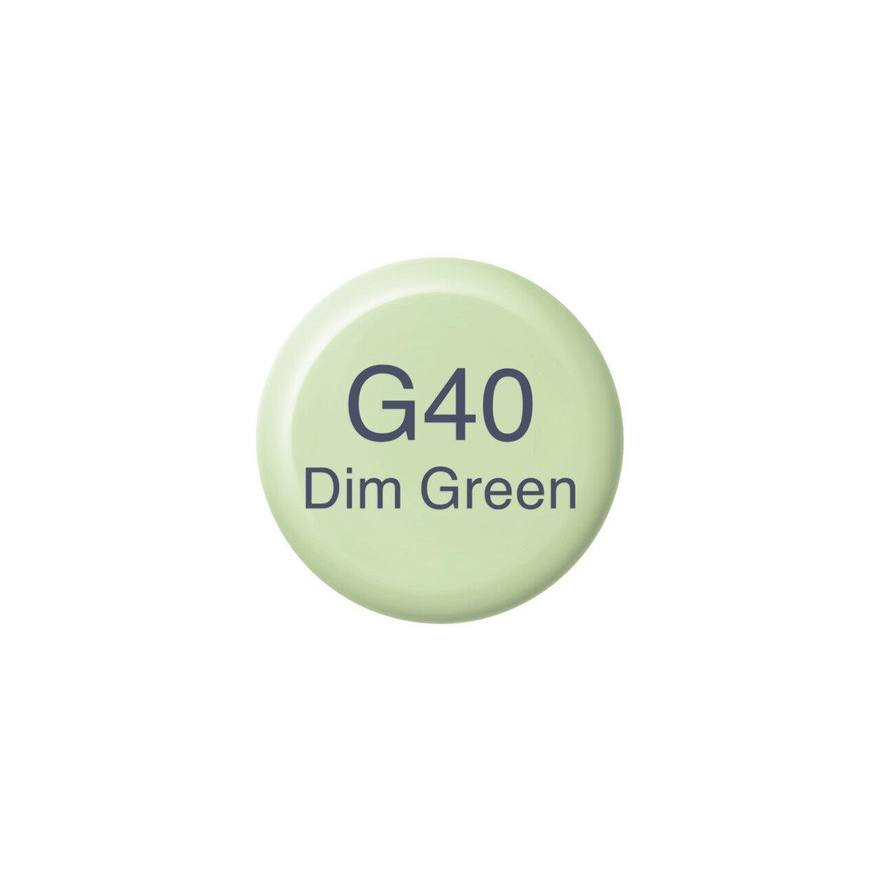 Copic Ink - G40 - Dim Green