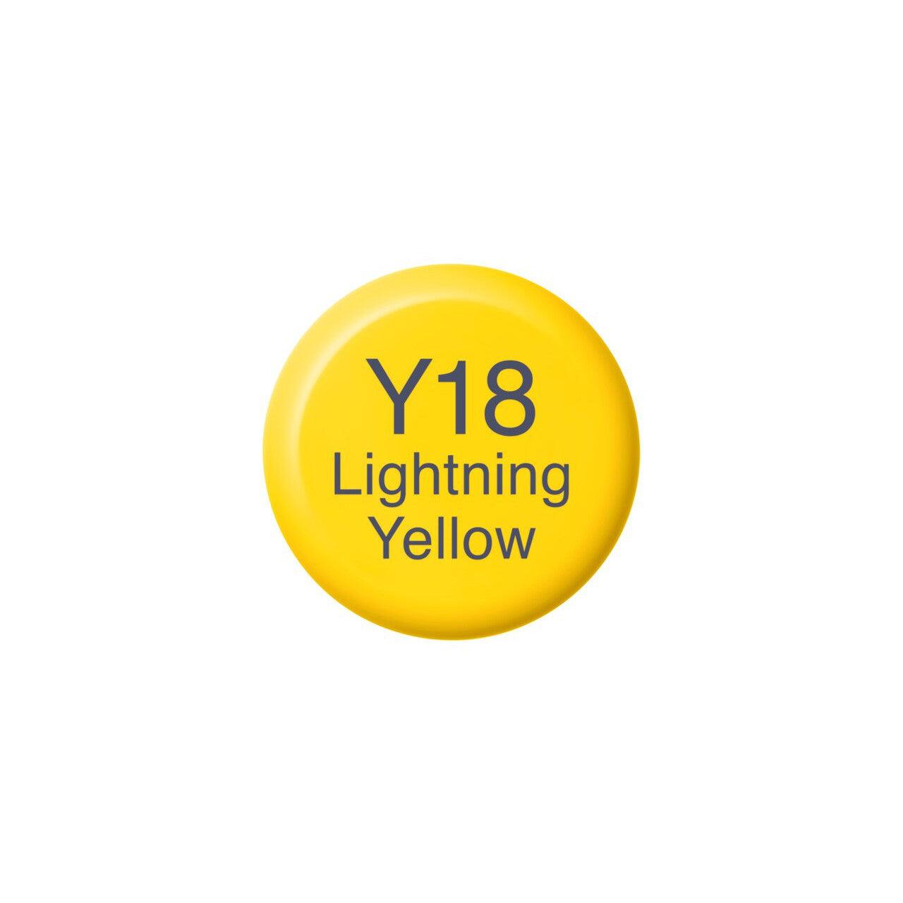 Copic Ink - Y18 - Lightning Yellow