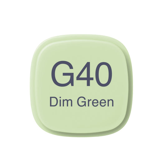 Copic Original Marker - Dim Green - G40