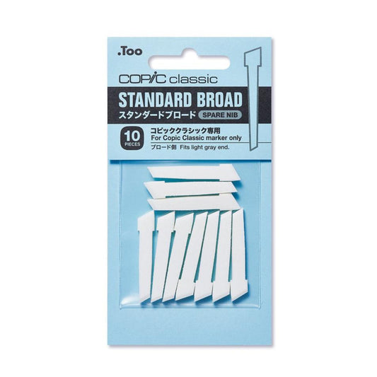 Copic Original Standard Broad Nibs, 10 pk