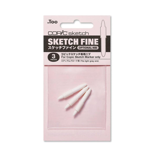 Copic Sketch Fine Nibs, 3 pk
