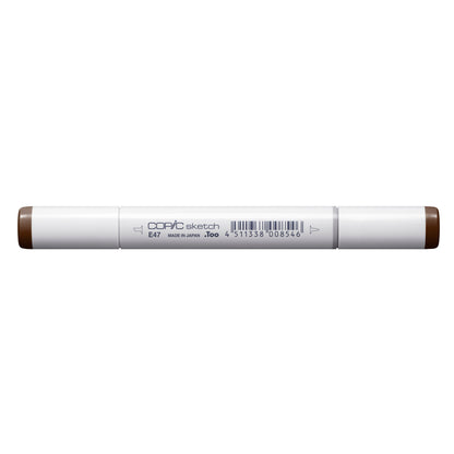 Copic Sketch Marker - Dark Brown - E47