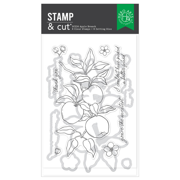 Hero Arts Stamp & Cut - Apple Branch