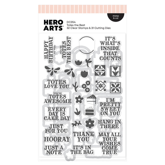 Hero Arts Stamp & Cut - Totes the Best