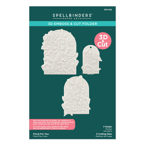 Spellbinders 3D Emboss & Cut Folder - Floral For You