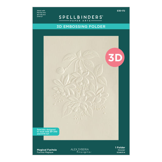 Spellbinders 3D Embossing Folder - Magical Fuchsia