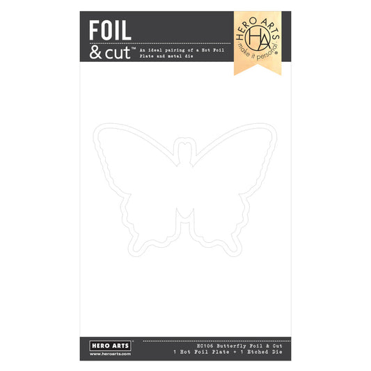 Hero Arts Hot Foil Plate & Dies - Butterfly