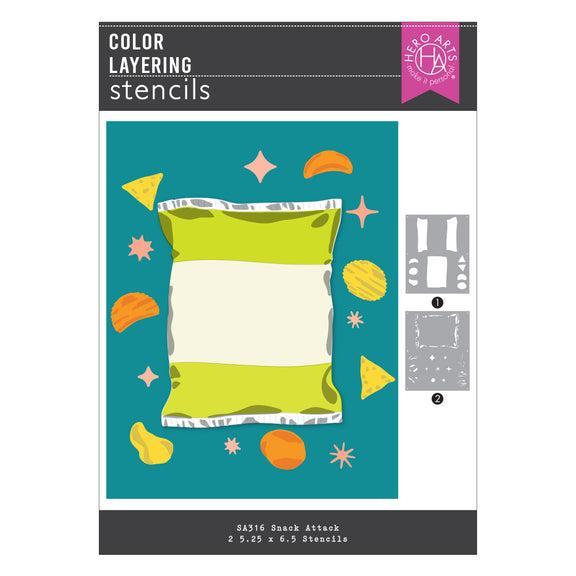 Hero Arts Stencils - Snack