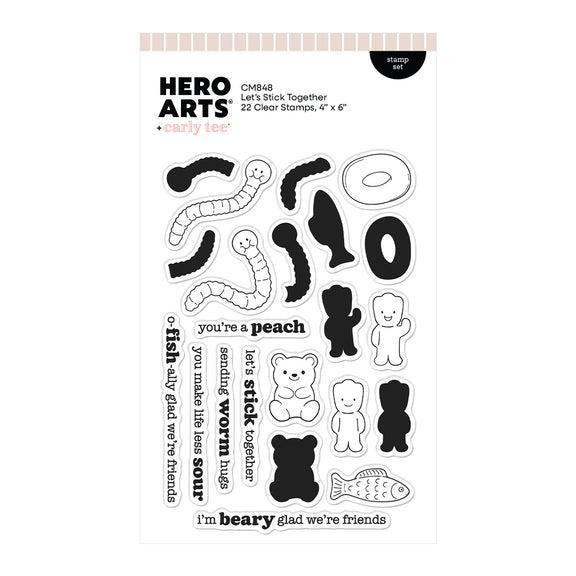 Hero Arts Clear Stamps - Let's Stick Together