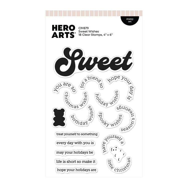 Hero Arts Clear Stamps - Sweet Wishes
