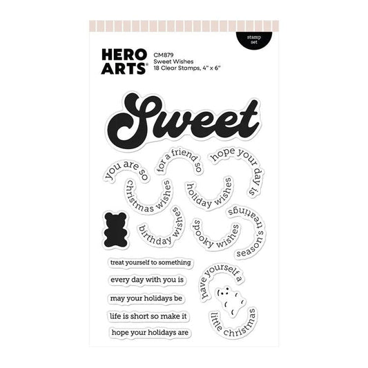 Hero Arts Clear Stamps - Sweet Wishes