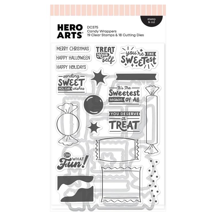 Hero Arts Stamp & Cut - Candy Wrappers