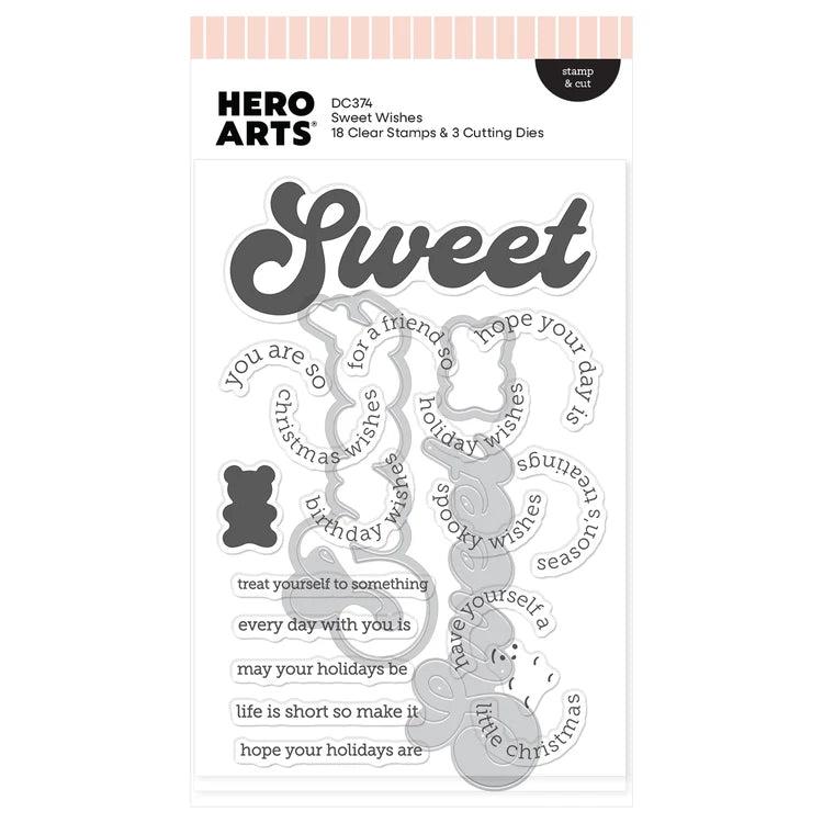 Hero Arts Stamp & Cut - Sweet Wishes