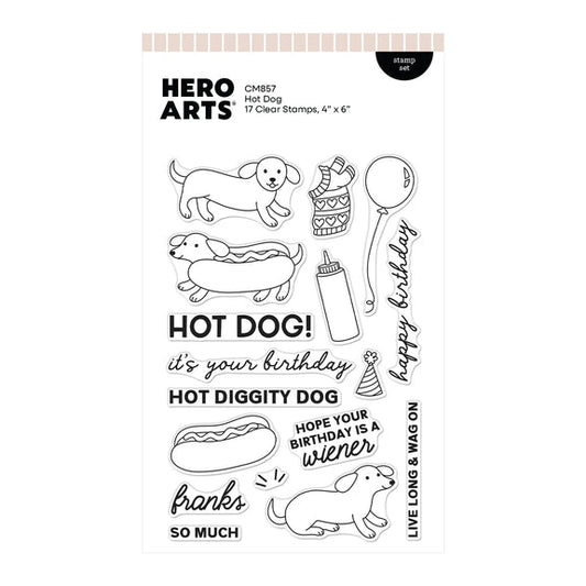 Hero Arts Clear Stamps - Hot Dog