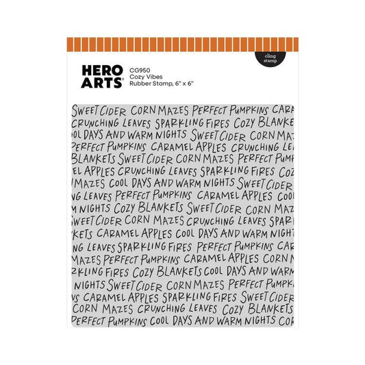 Hero Arts Cling Stamps - Cozy Vibes