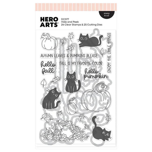 Hero Arts Stamp & Cut - Hide and Peek
