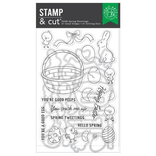 Hero Arts Stamp & Cut - Spring Tweetings