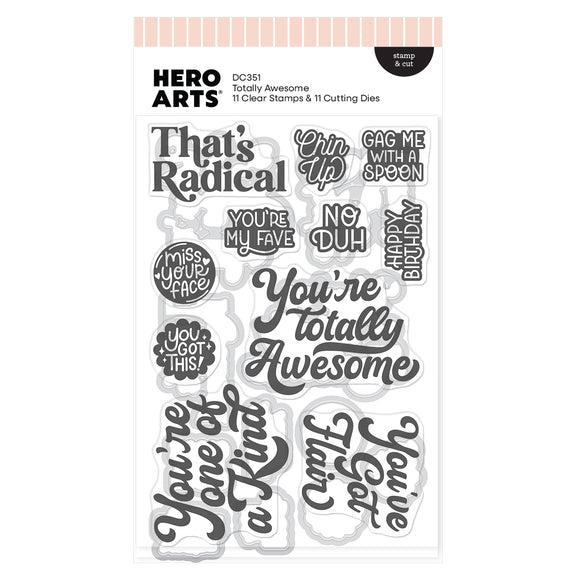 Hero Arts Stamp & Cut - Totally Awesome