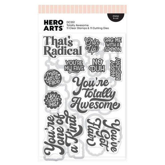 Hero Arts Stamp & Cut - Totally Awesome