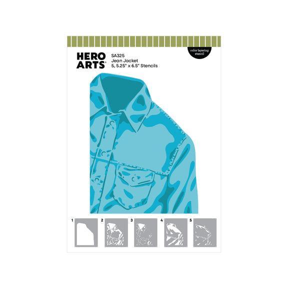 Hero Arts Stencils - Jean Jacket