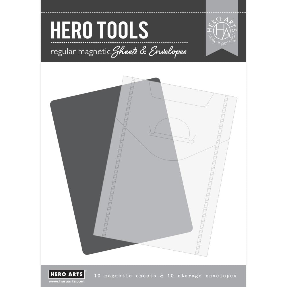 Hero Arts Hero Tools - Regular Magnet Sheets & Storage Envelopes 5x7