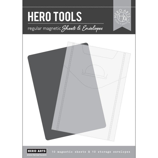 Hero Arts Hero Tools - Regular Magnet Sheets & Storage Envelopes 5x7