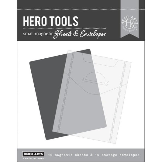 Hero Arts Hero Tools - Small Magnet Sheets & Storage Envelopes 4x5