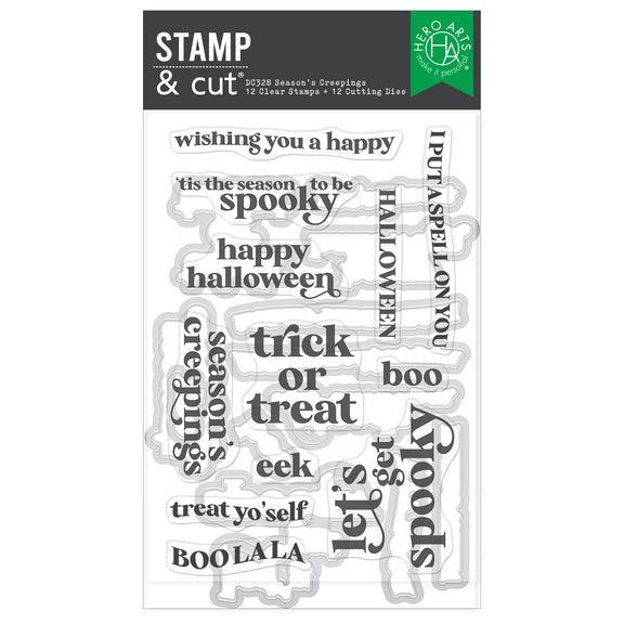 Hero Arts Stamp & Cut - Season's Creepings
