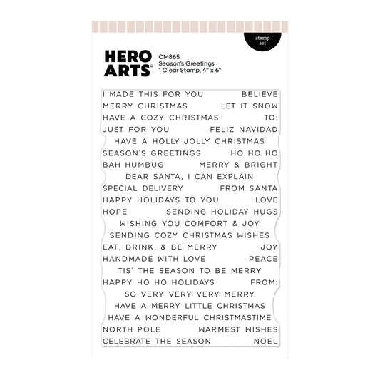 Hero Arts Clear Stamps - Season's Greetings