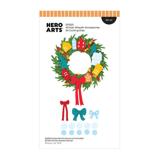 Hero Arts Dies - Winter Wreath Accessories
