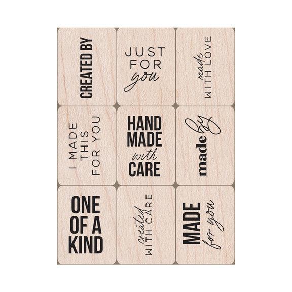 Hero Arts Mini Tub Woodblock Stamps - Handmade