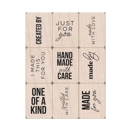 Hero Arts Mini Tub Woodblock Stamps - Handmade